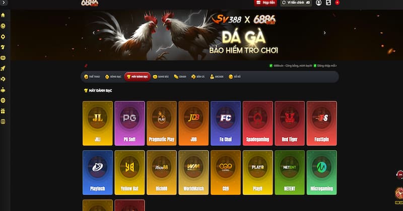 Có nhiều phương thức nạp tiền 6886win đa dạng