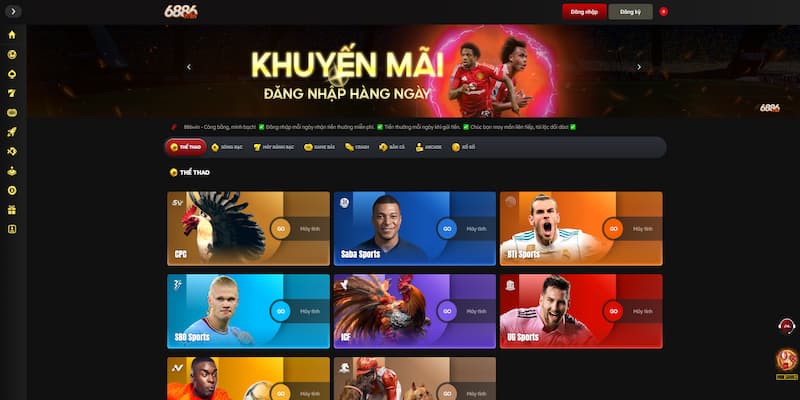 Đăng ký 6886win nhận nhiều khuyến mãi khủng