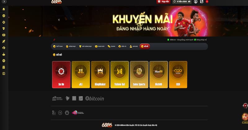 Lợi ích khi nạp tiền 6886win